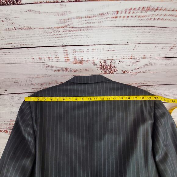 Ermenegildo Zegna Trofeo Gray Suit Jacket 54R EU 44 US XL Wool Sport Coat Italy - Picture 13 of 15